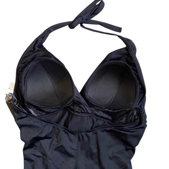 Magicsuit Solid Black Angelina One Piece Swimsuit Size 14 NWT - Picture 9 of 16